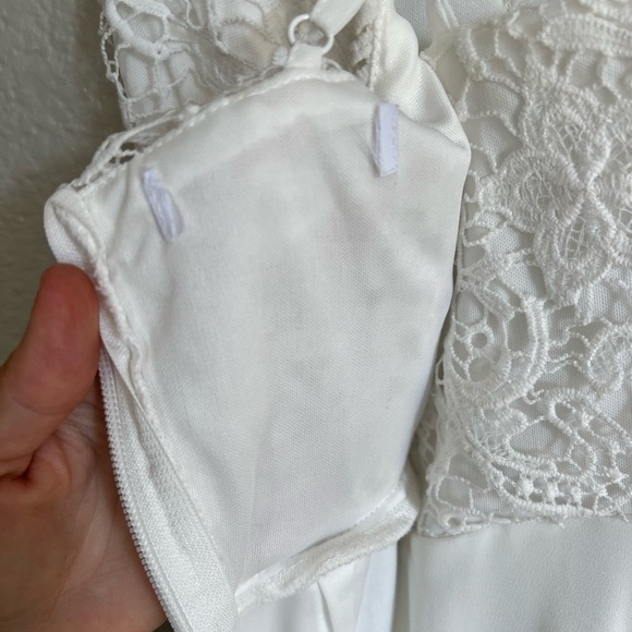 NWOT Madalyn White Lace Maxi Dress - Picture 7 of 10